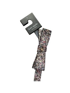 Kate Spade Glitter Bow Belt - Multicolor Sparkle